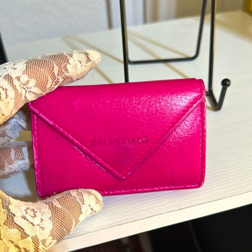 Authentic BALENCIAGA Everyday Mini leather Wallet - Picture 8 of 14